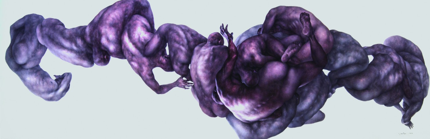 살다,145.5x460cm,oil on canvas,2021