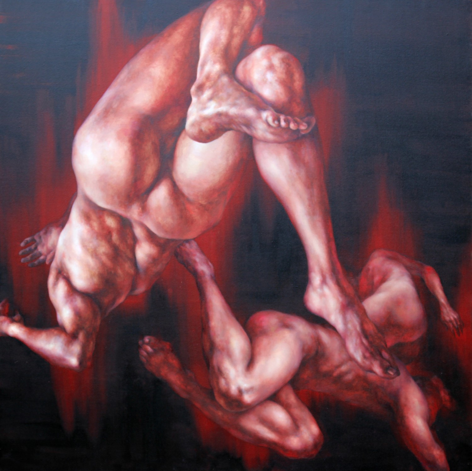 살다,160x1160cm, oil on canvas, 2016.2021