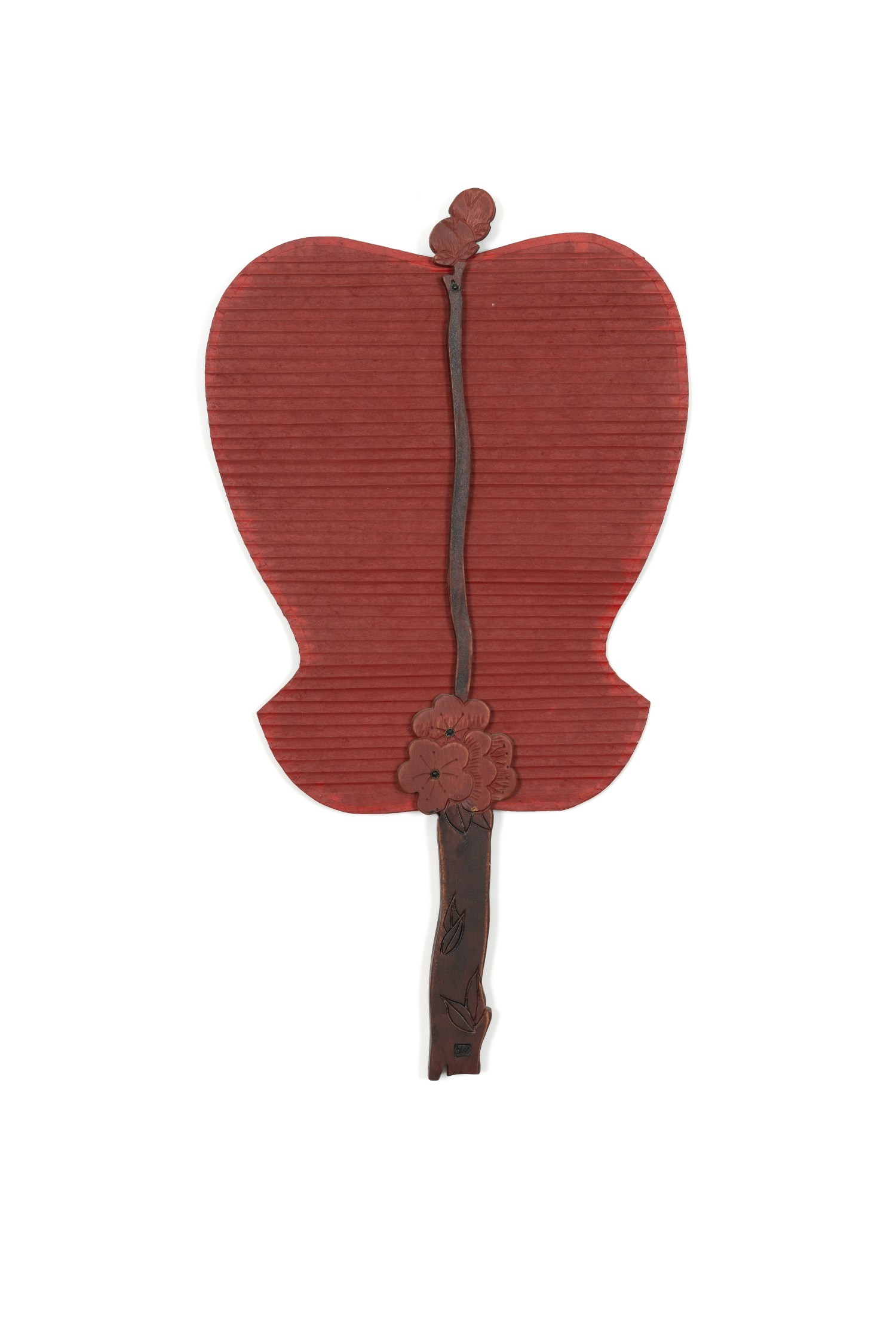 매화 주칠선   61 × 33 cm