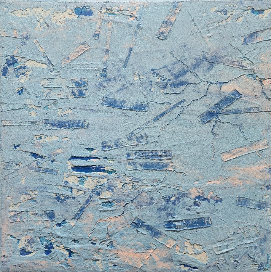 바라보다_202403 30.0 × 30.0  Mixed Media  2024