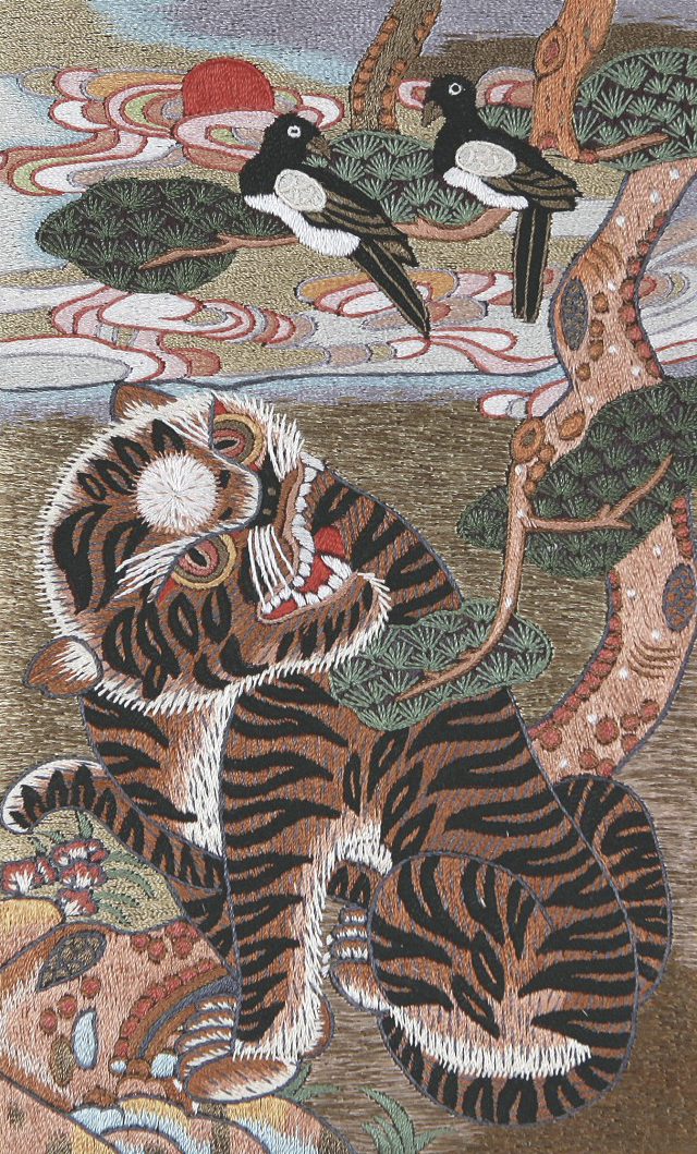 김미영 - 까치호랑이 18x12cm