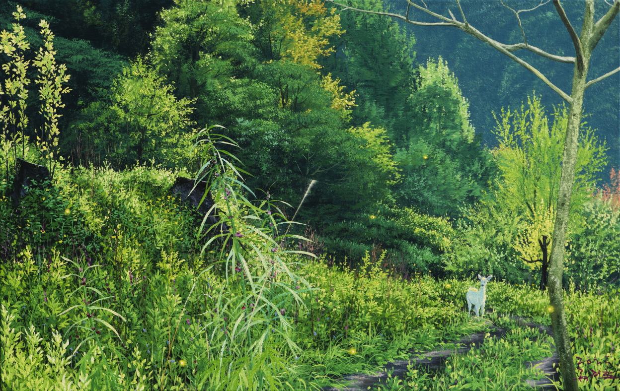 breath of wind202513_53.0x33.4cm_oil on canvas_2025