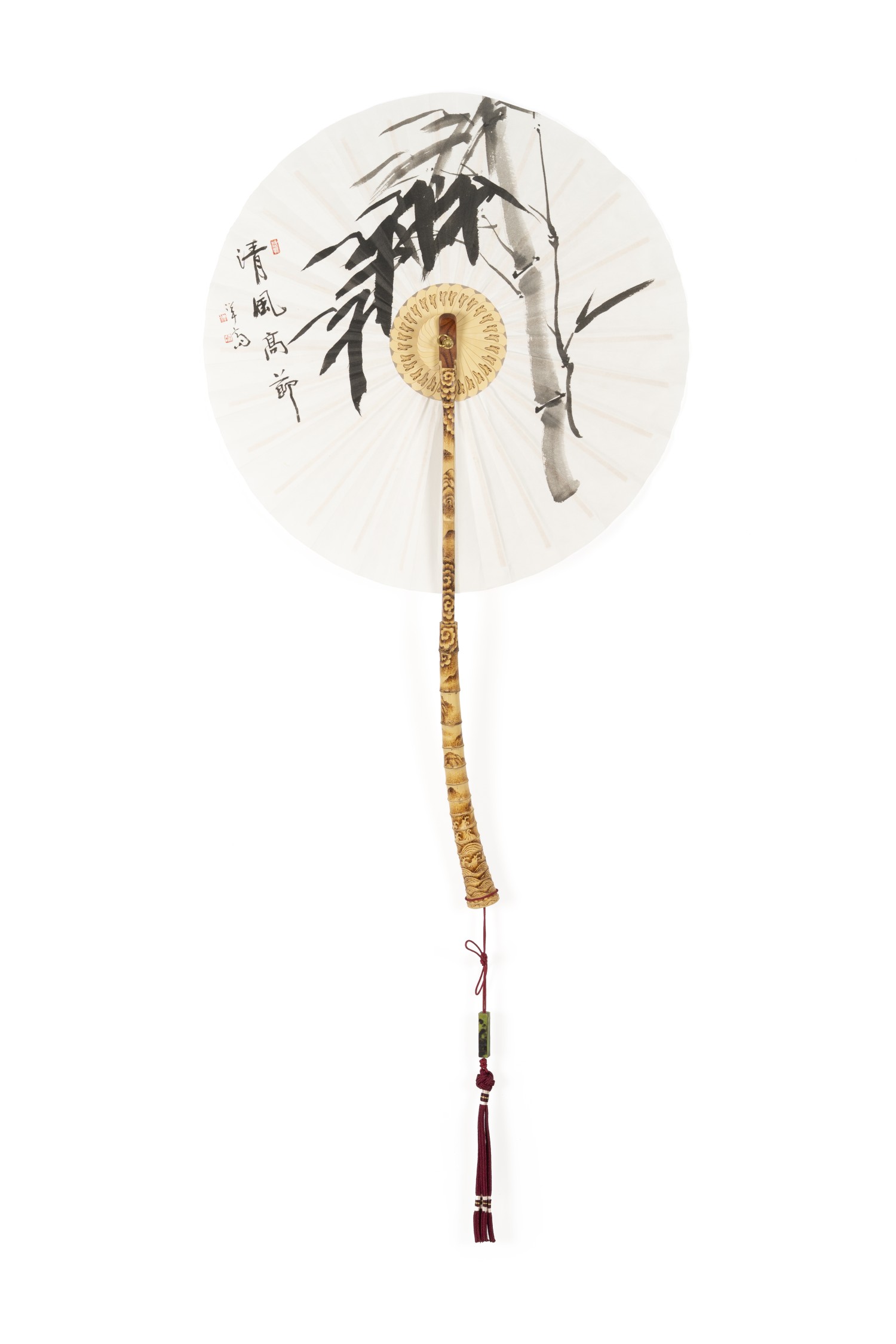 낙죽 대륜선   75 × 44 cm