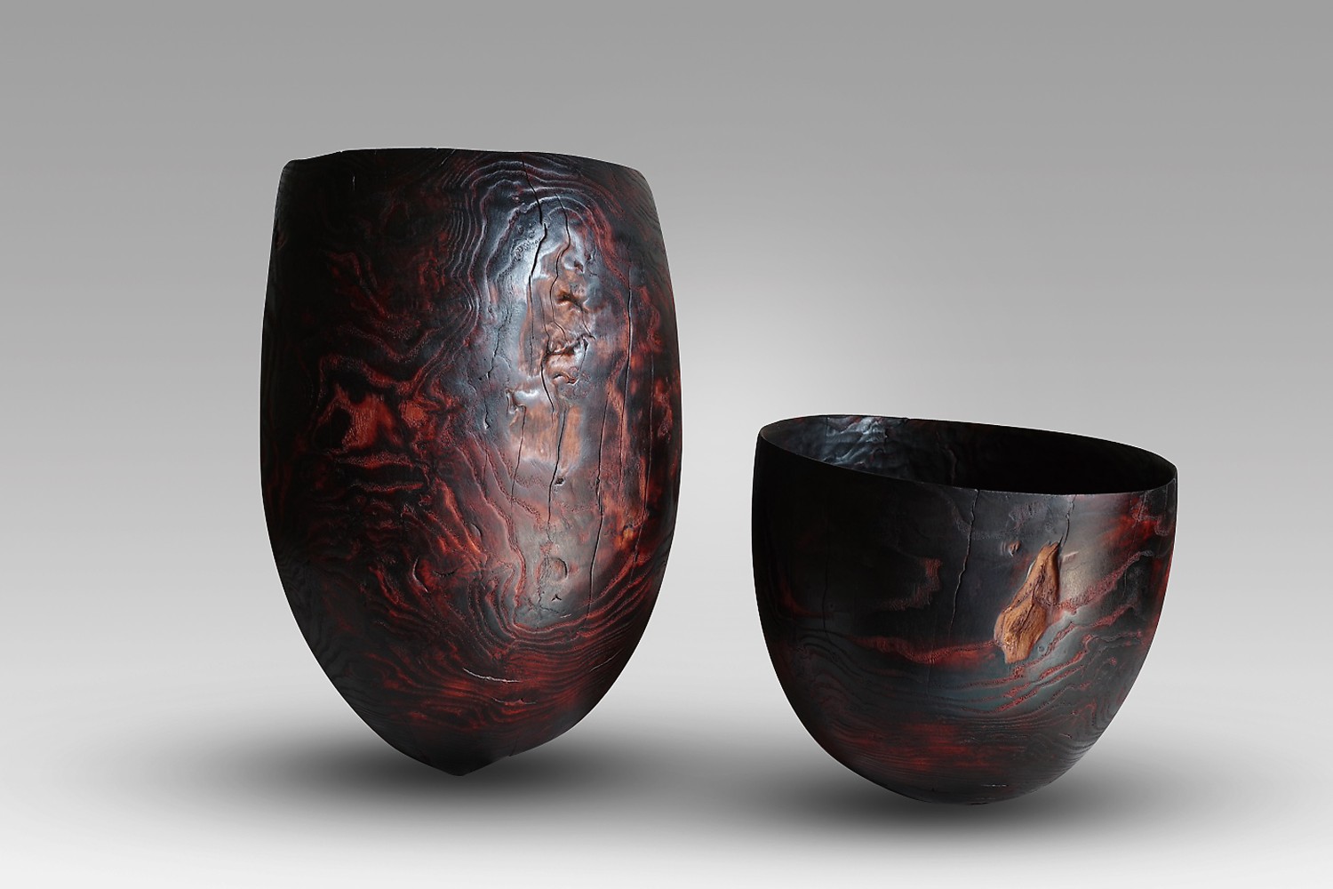 나무의 숨결   참죽나무, 26x26x23cm, 23x23x42cm, 2024