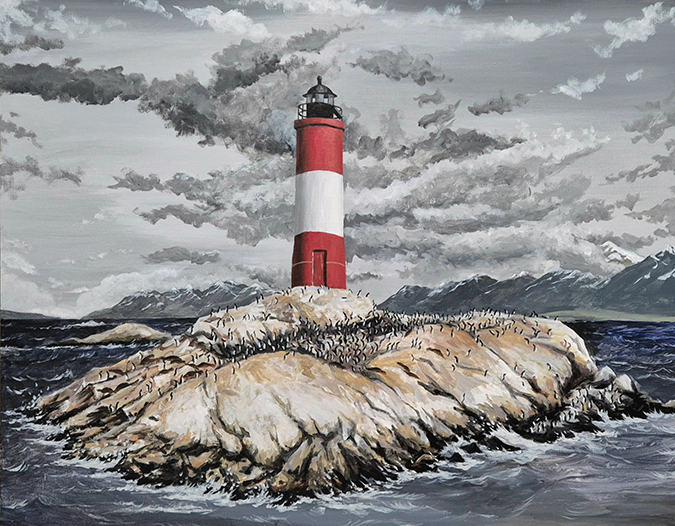 전정권, 세상의 끝 - 우수아이아(Argentina) 90.9 x 72.7cm, 캔버스에 아크릴, 2025