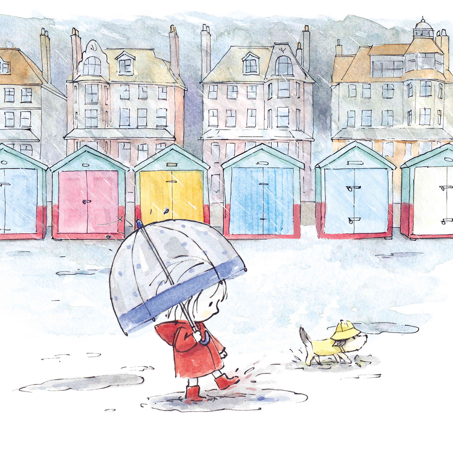 Rainy Promenade, 2026, c-print on paper, 45X45cm