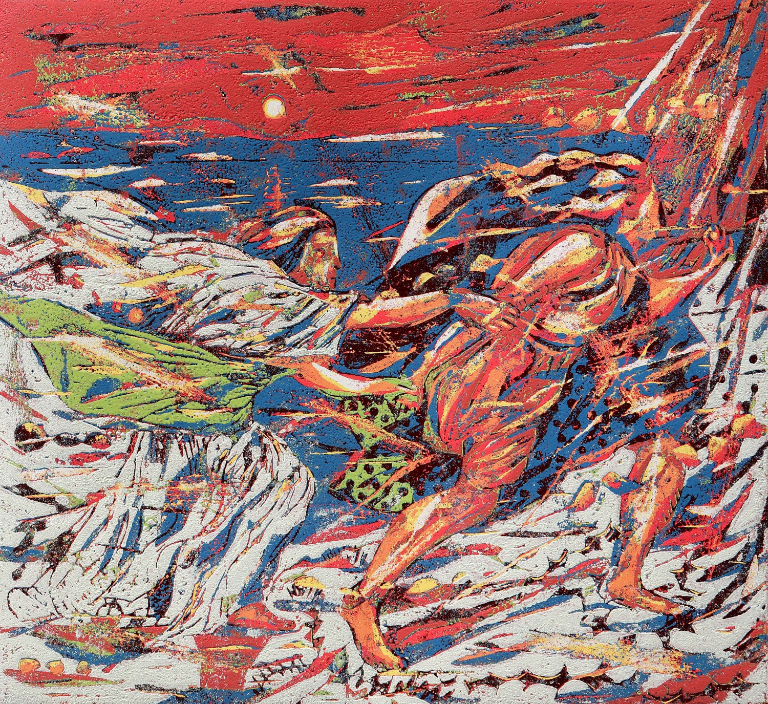 작_김수진作_나의 어여쁜 자야 나와 함께가자_44x48.5cm_ Wood cut_2026
