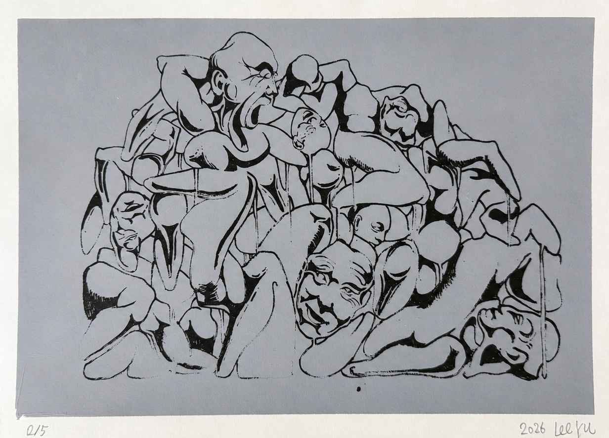작_이유민_해부_종이에 실크스크린_21.5x30.2cm_2026