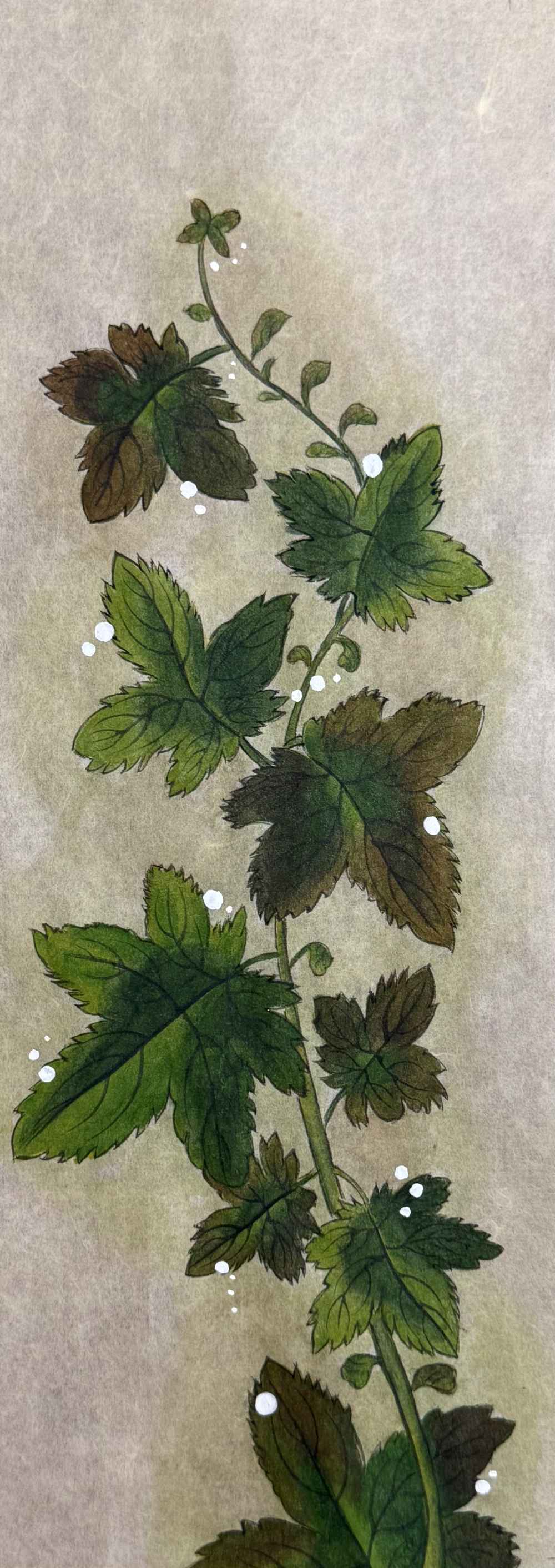 이규희 부재의 공간_40x15cm, 한지에 혼합재료, 2026