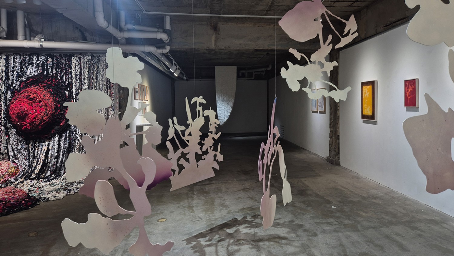 언어의 정원 전시장 전경