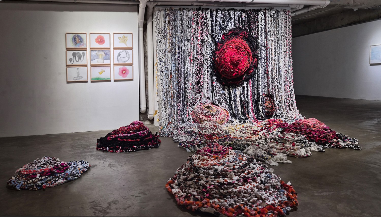 언어의 정원 전시장 전경