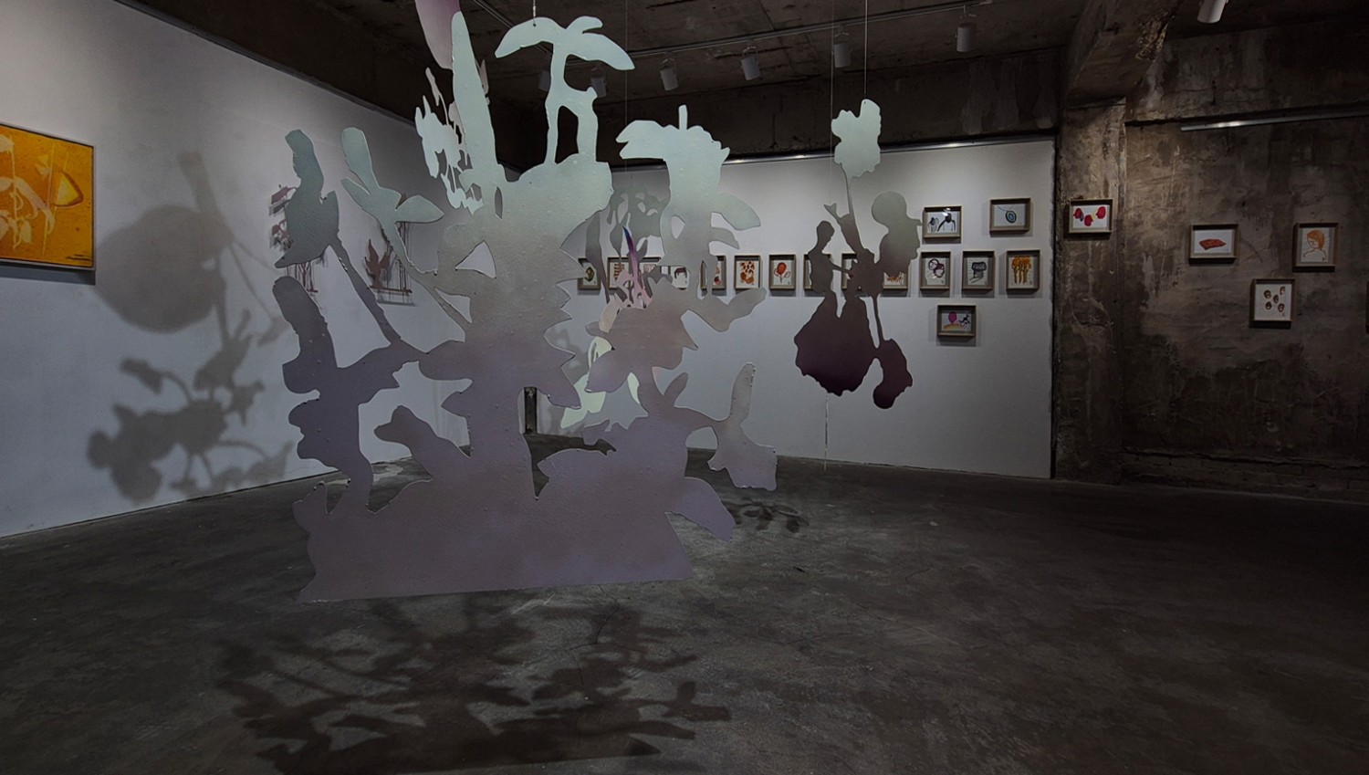 언어의 정원 전시장 전경