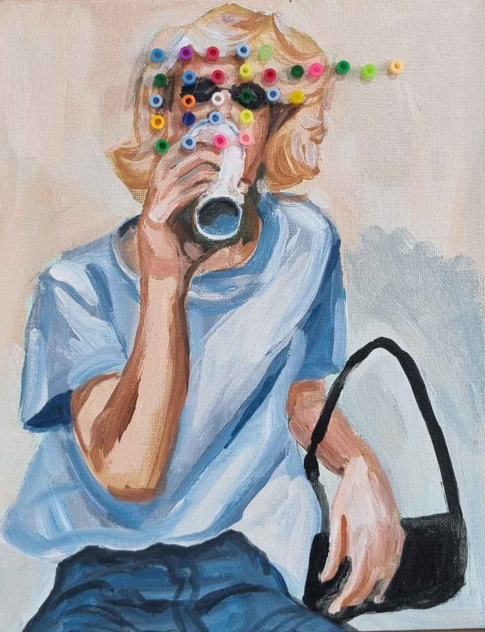 실컷 19.8x25cm 캔버스에아크릴 